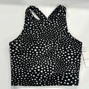 NWT Beyond Yoga Women's Jacquard
Studio Stars Cropped Tank Top SMALL